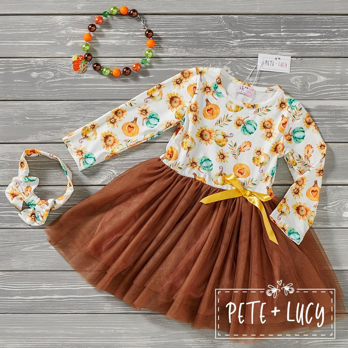 Pumpkin Love- Tulle Dress