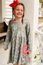 A Country Christmas- Bow Back Dress