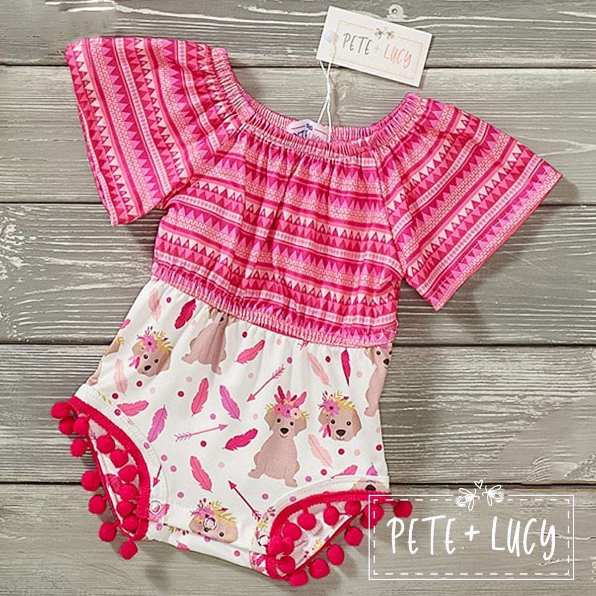 Boho Dog- Infant Romper