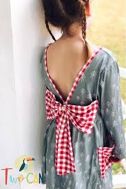 A Country Christmas- Bow Back Dress