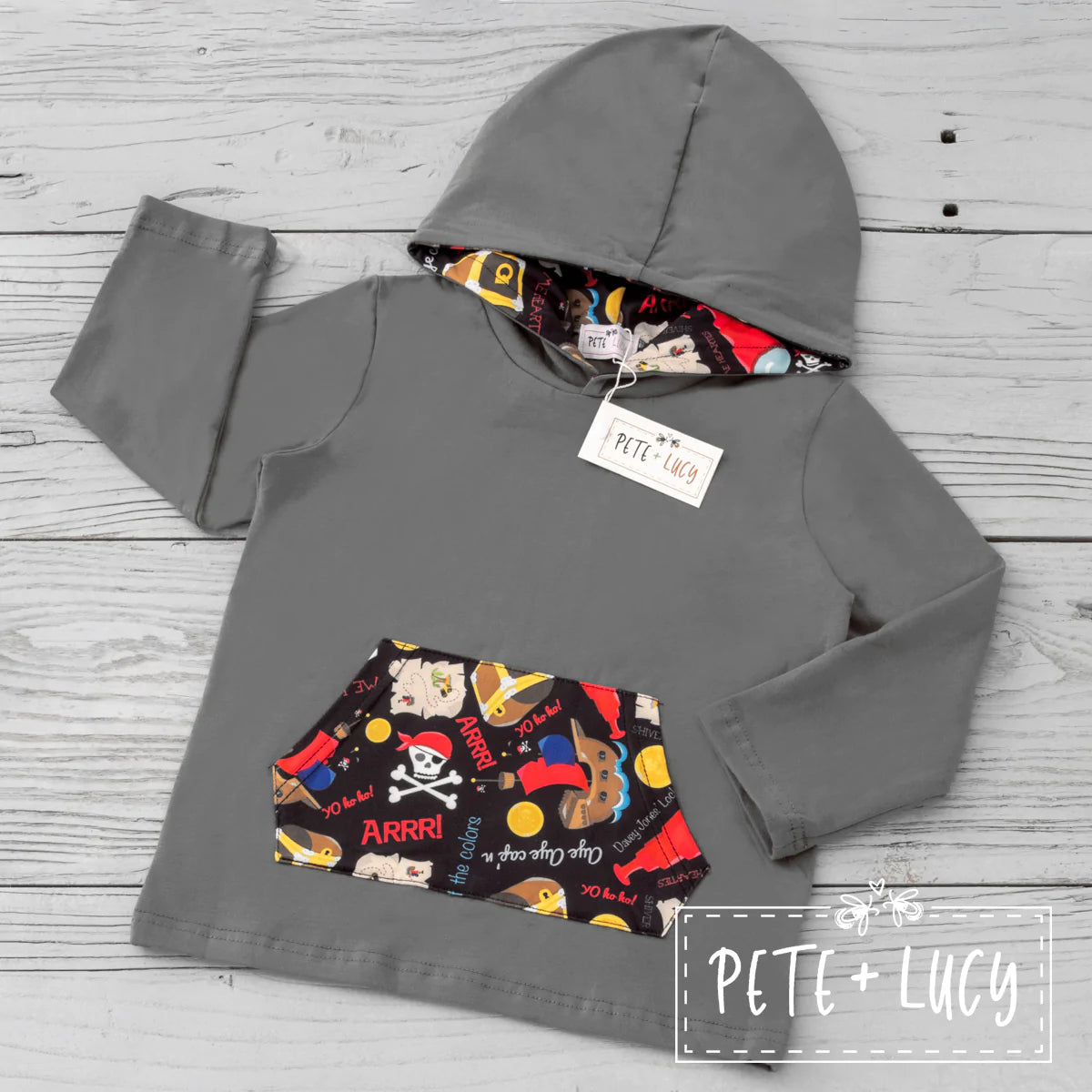 Fun Pirates- Boys Hoodie