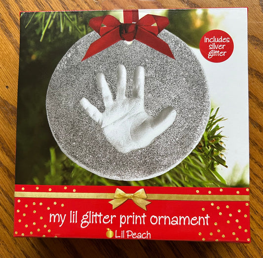 Glitter Print Ornament