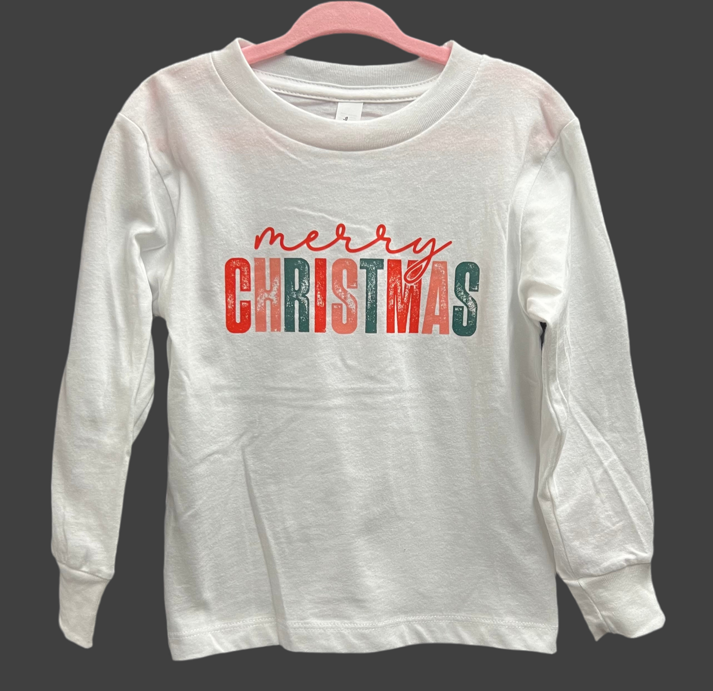 Merry Christmas Long Sleeve Tee