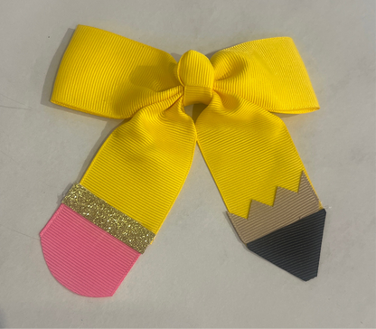 Pencil Hair Bow