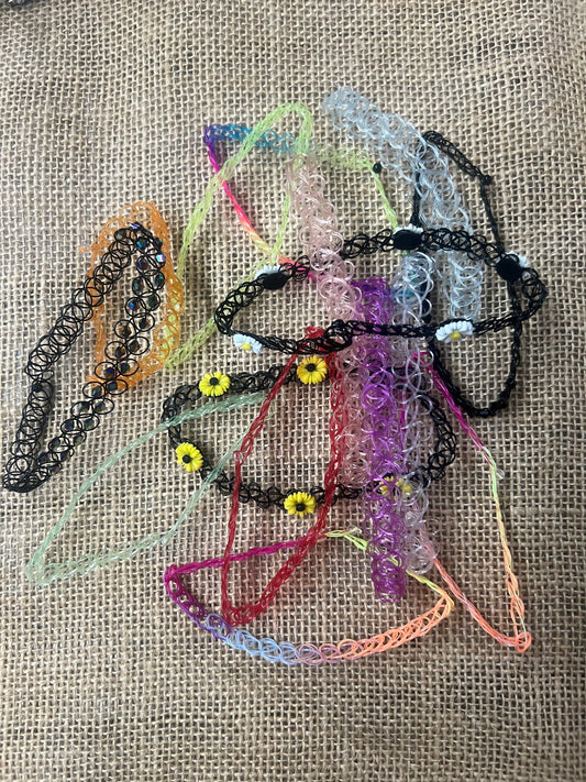 Stretchy Plastic Necklace