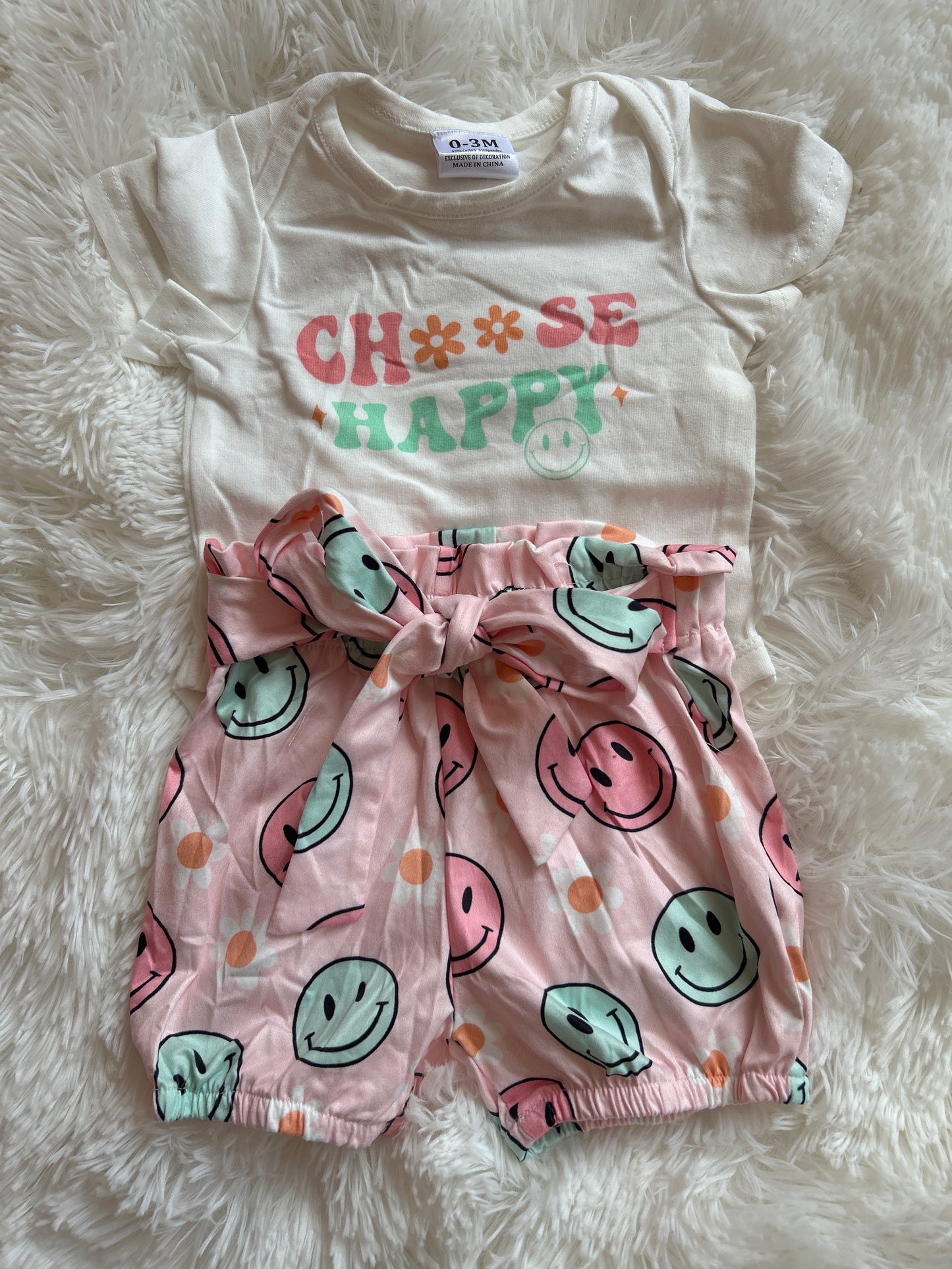 Choose Happy Shirt and Short Set