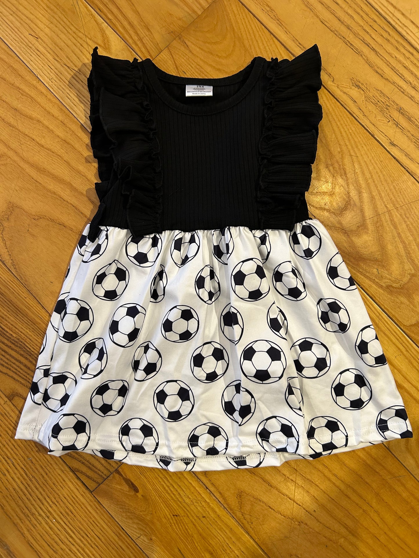 Soccer Dress  Black&White