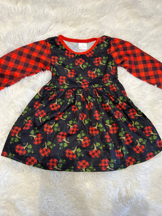 Plaid Pumpkin Dress