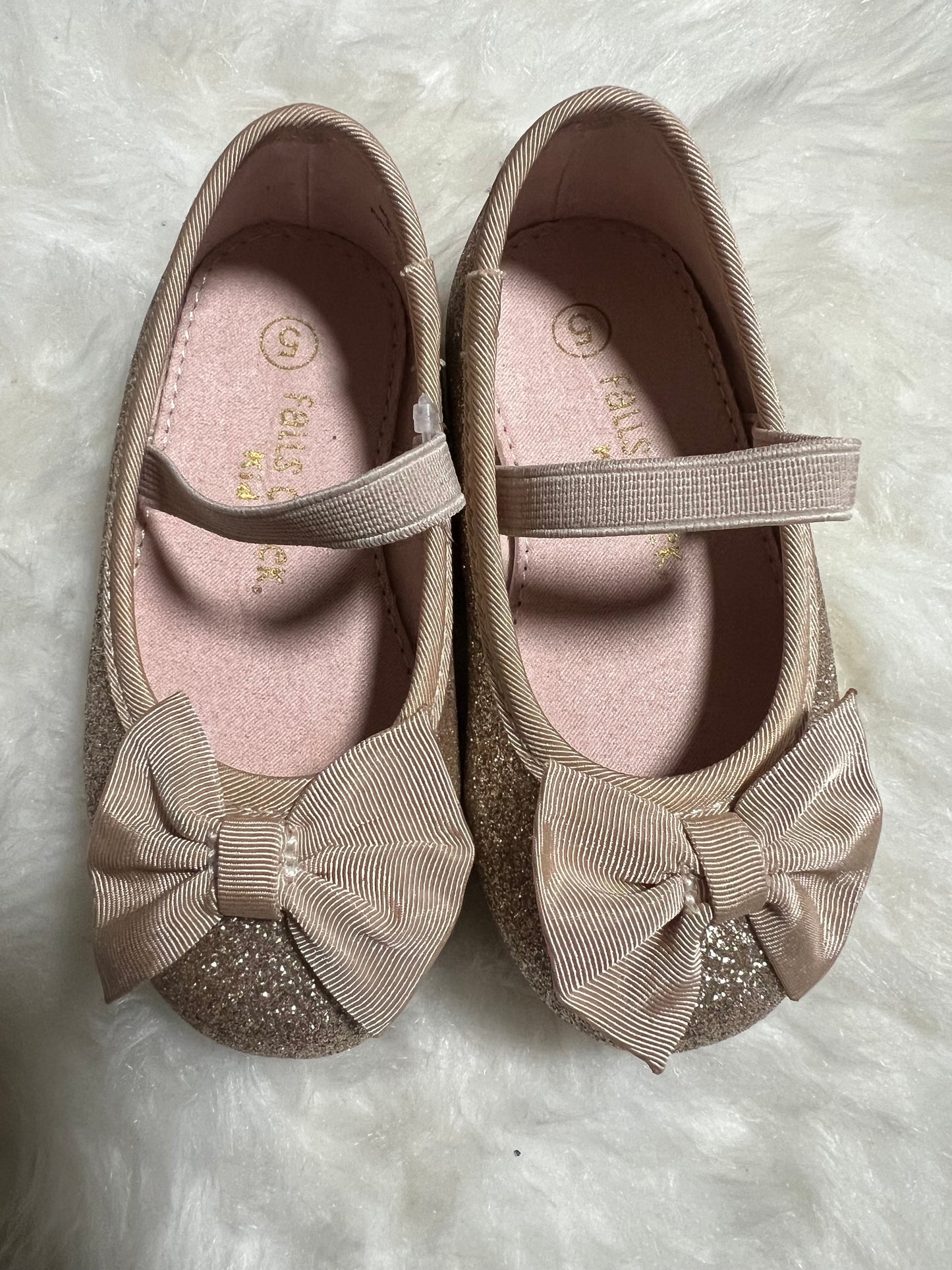 NWT - Gold Glitter Dress Shoes - Toddler