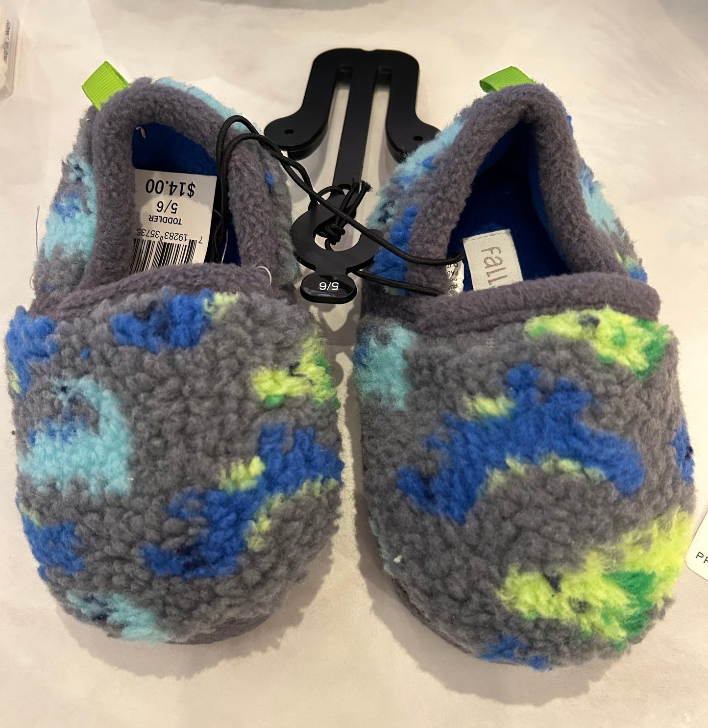 Dino Sherpa Slippers -Toddler