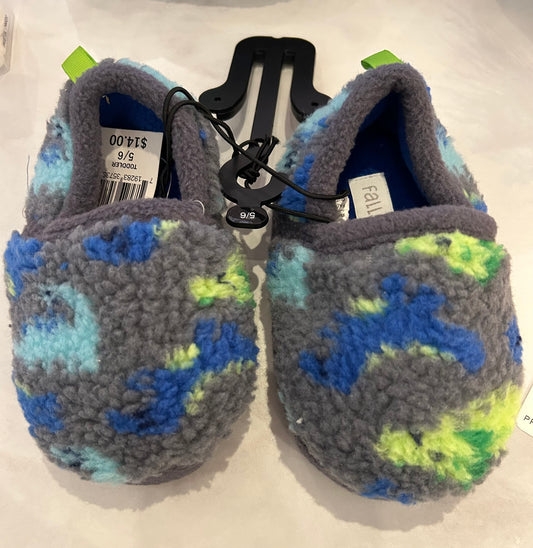 Dino Sherpa Slippers -Toddler