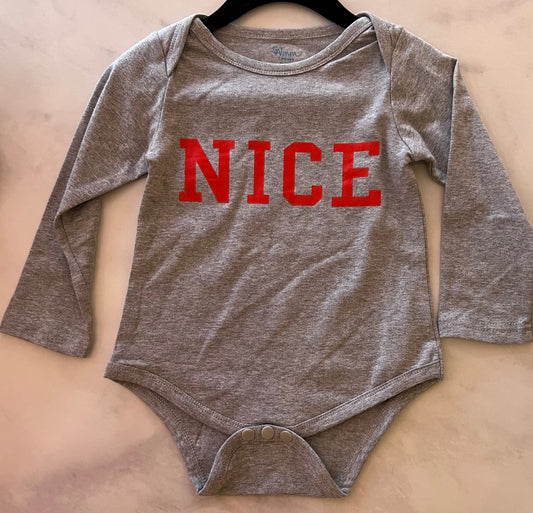 Nice Onesie - Iron on