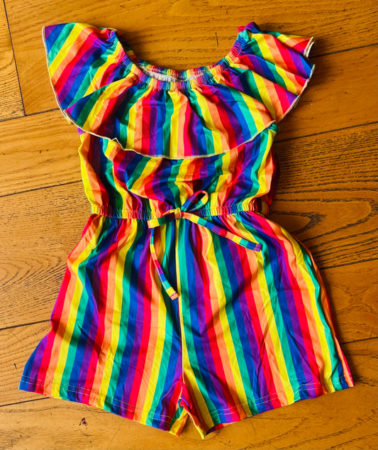 Colorful Striped Romper