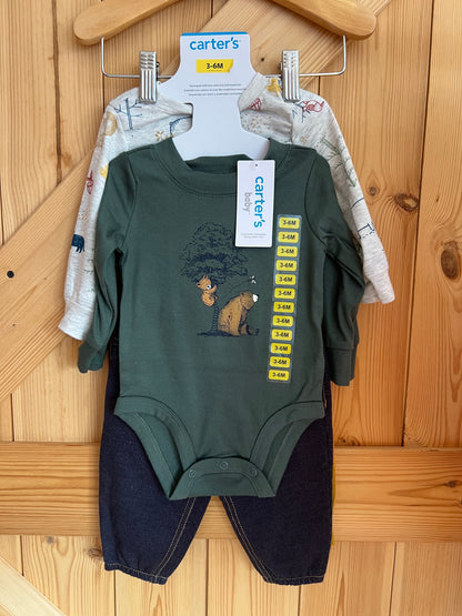 NWT - Carters 4 piece sets - 3/6 mths