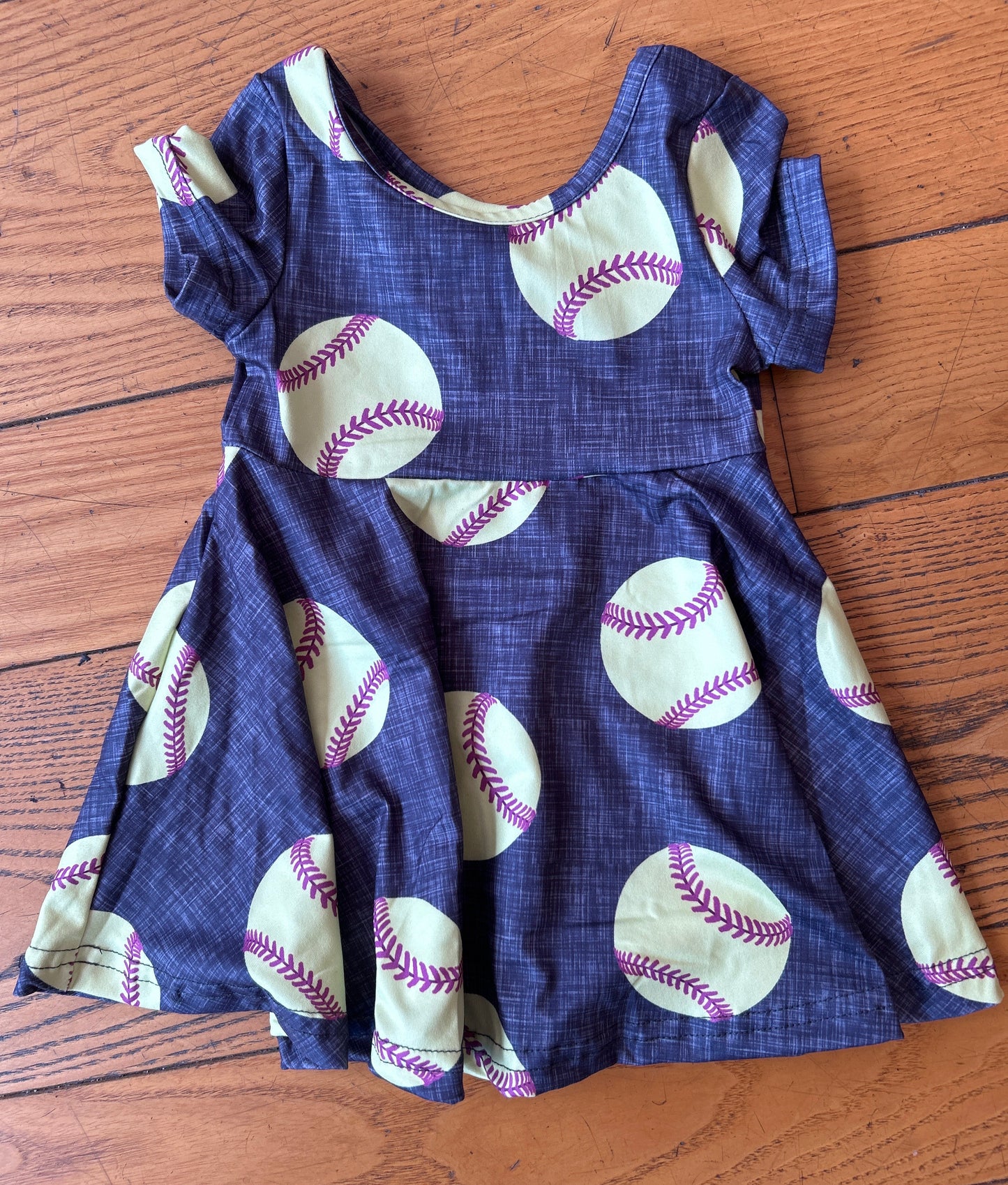 Softball Dress  Grey