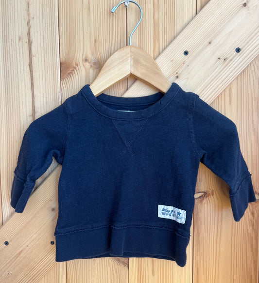 Baby Gap - 3/6 months- Navy Long sleeve- Used