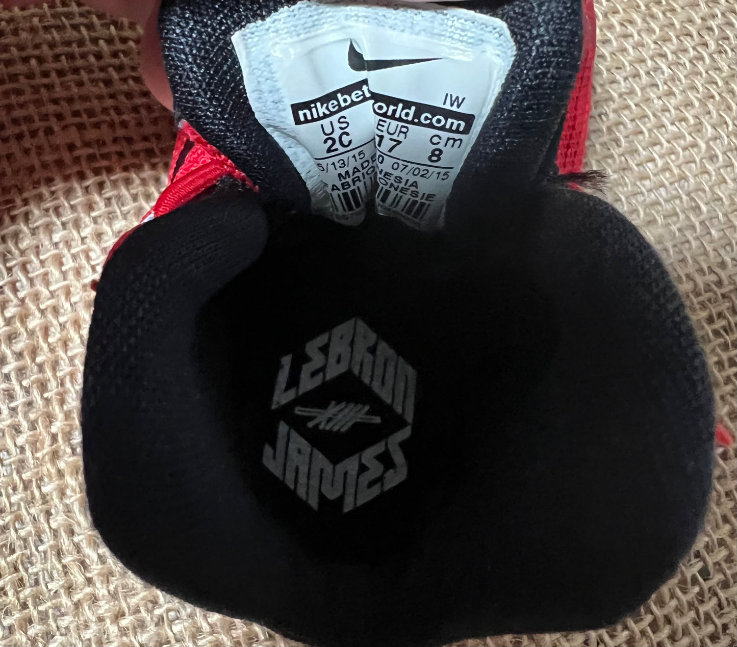 Nike LeBron Infant Size 2 - Used -Like New