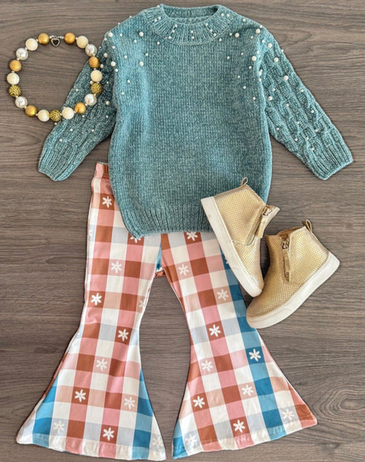 Sweater and Bell Bottoms