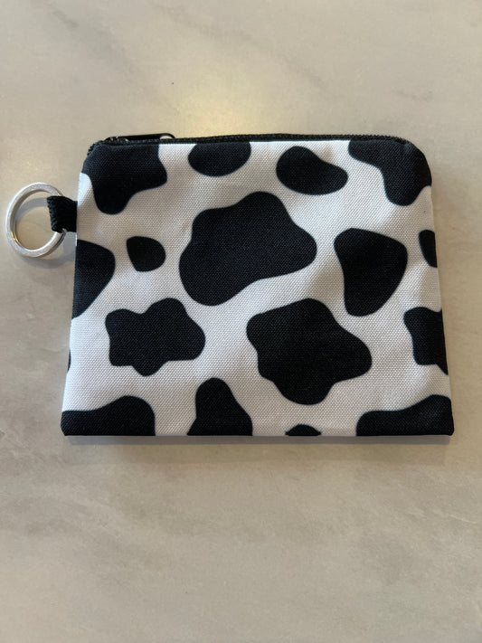 Cow Print Coin Purse