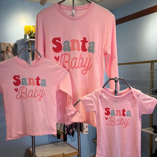 Santa Baby Mommy & Me Tees