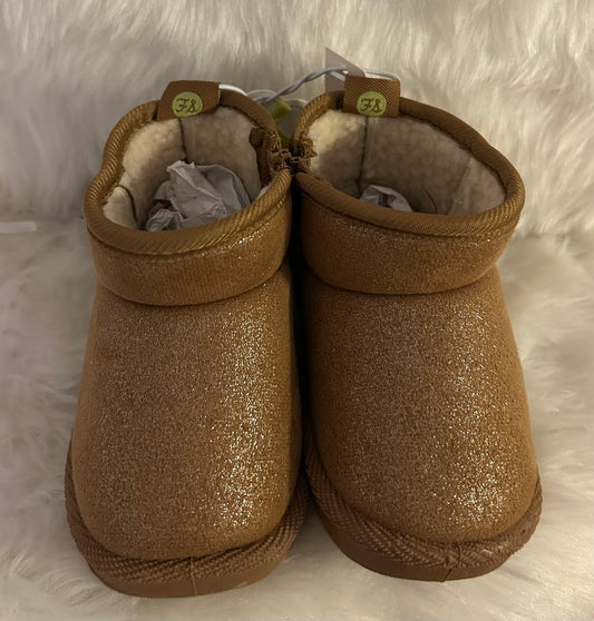 Brown Shimmery Boots