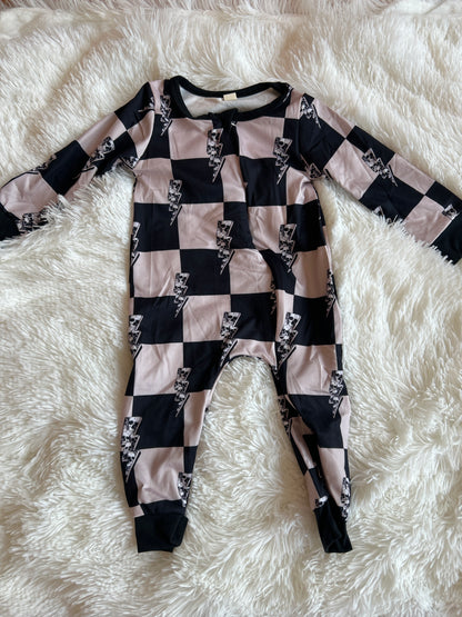 Bolt and Checker Bodysuit