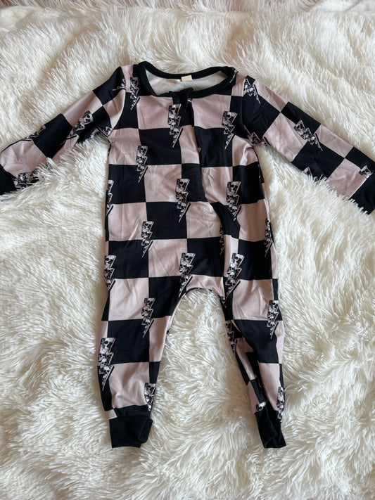 Bolt and Checker Bodysuit