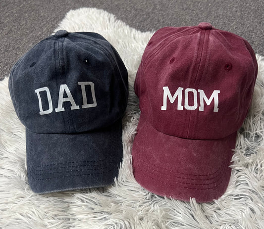 Dad and Mom baseball Cap - Both