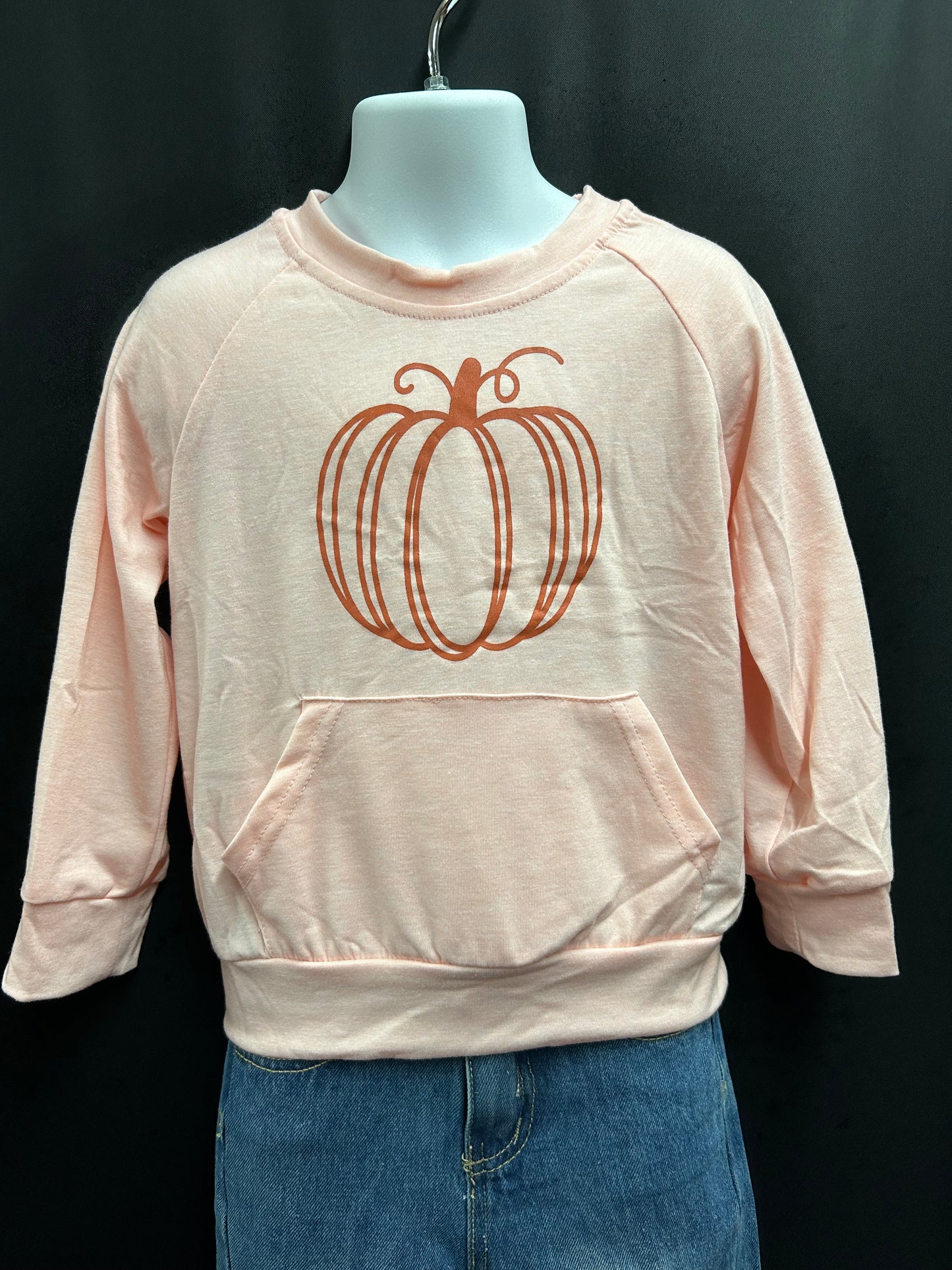 Pumpkin Long Sleeve with Front Pocket