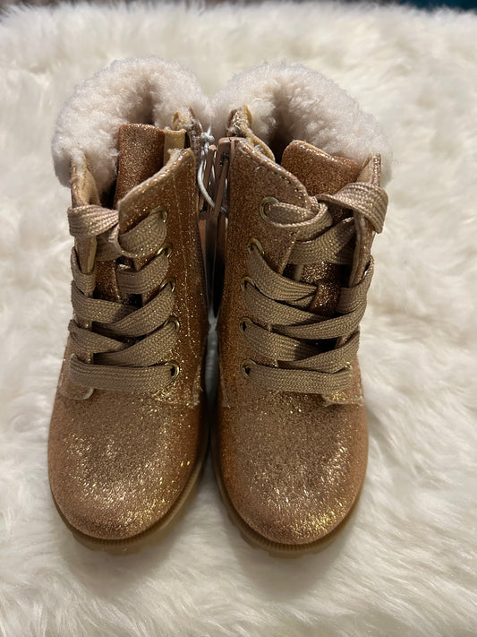 Gold Glittery Boots