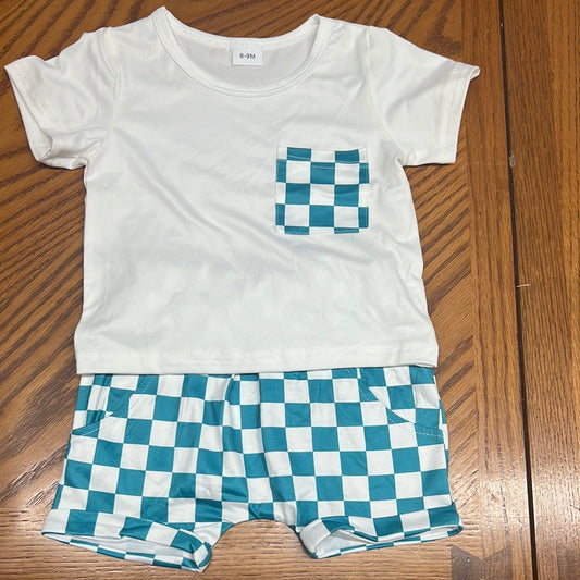 Summer Set Blue Checkered