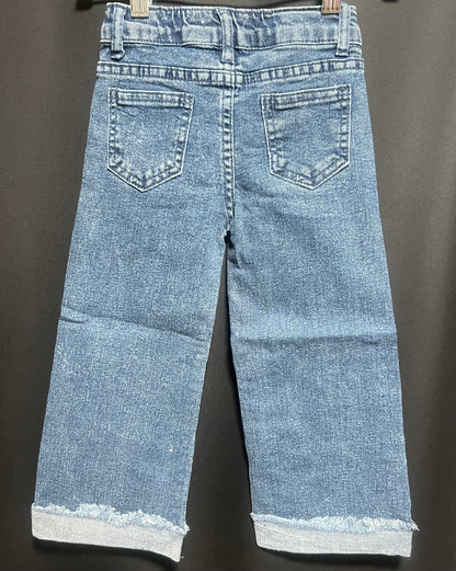 Star Shaped Distressed Jeans