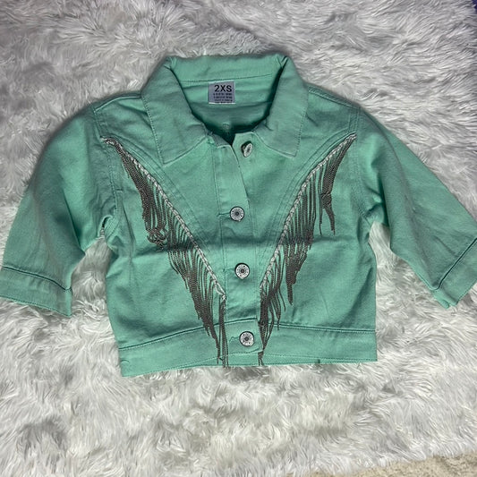 Mint Denim Jacket