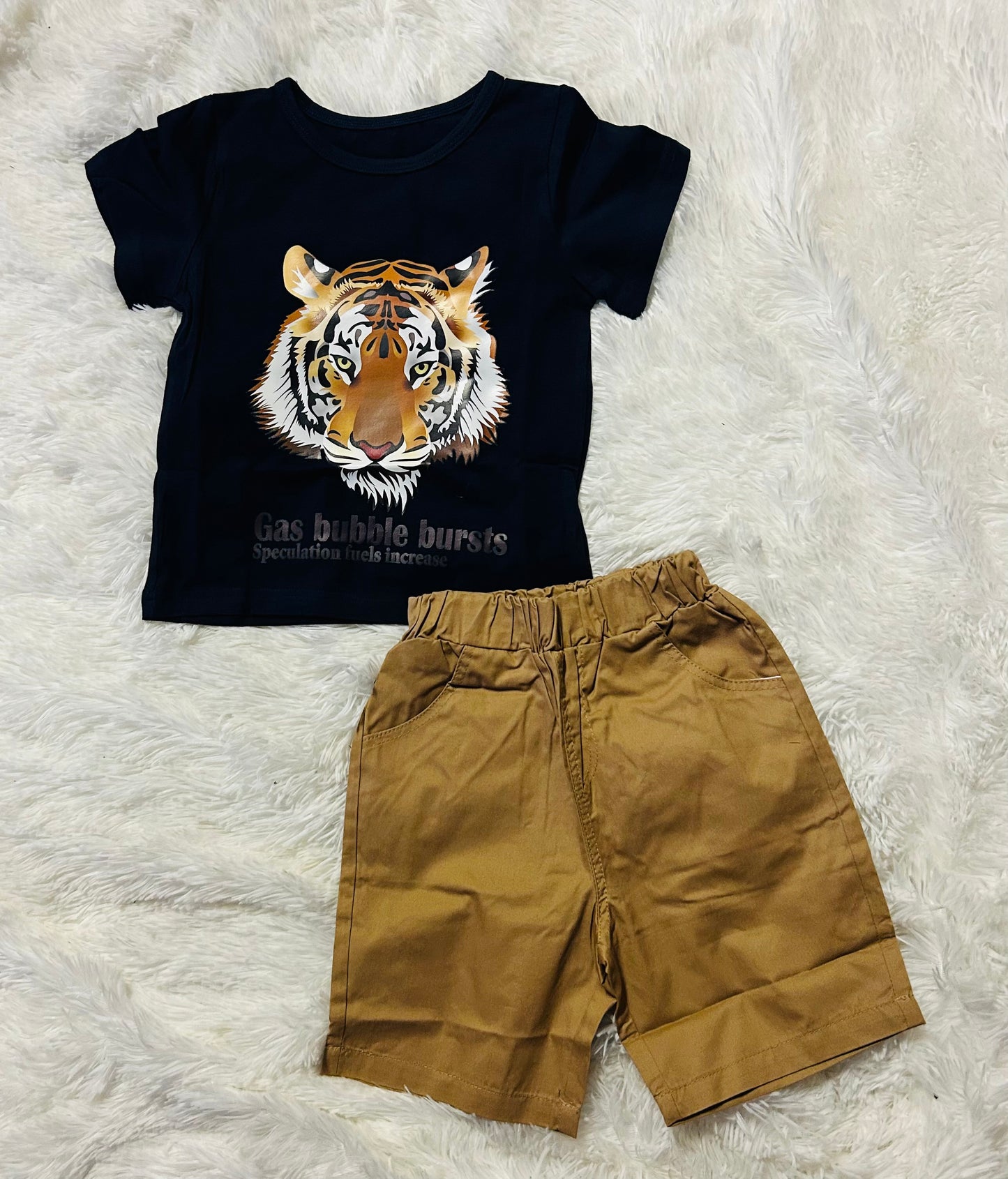 Tiger Shorts Set