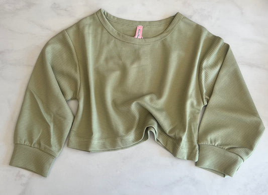 Pull Over Top -Sage