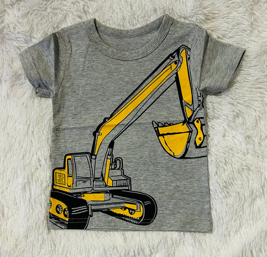 Excavator Gray T-Shirt