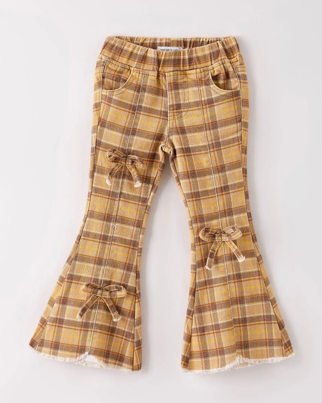 Plaid Flare Pants