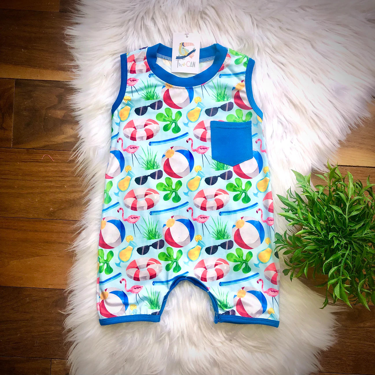 Beachin Boy Romper