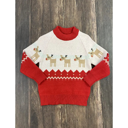 Christmas Reindeer- Boys Sweater