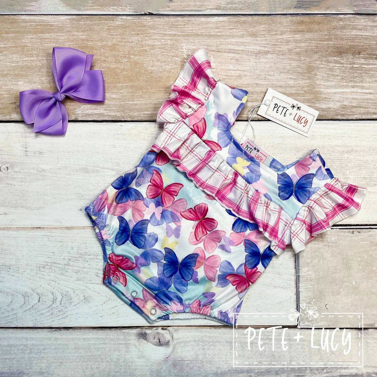 Free Like A Butterfly-Infant Romper