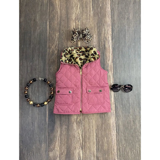 Pink Zipper Vest